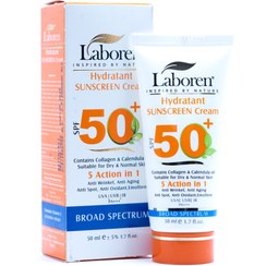 تصویر ضد آفتاب بدون رنگ لابورن SPF50 مناسب پوست خشک و نرمال ضد آفتاب بدون رنگ لابورن مناسب پوست خشک و نرمال،حجم 50میل