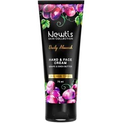 تصویر کرم مرطوب‌کننده تیوبی انگور حجم 75 میل نیوتیس Moisturizing cream in a grape tube, volume 75 ml, Newtis