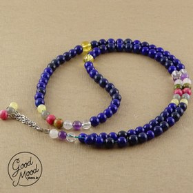تصویر تسبیح 101 دانه سنگ طبیعی لاجورد ا Lapis Prayer Beads Lapis Prayer Beads