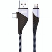 تصویر کابل تبدیل USB به لایتنیگ ارلدام مدل EC-114i طول 1.2 متر 