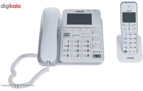 تصویر تلفن بی سیم وی تک مدل CRL54102 - مشکی 