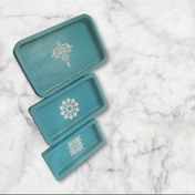 تصویر سینی چوبی 3 تایی 