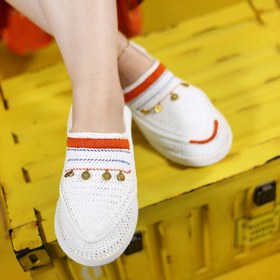 تصویر گیوه زنانه گلدوزی کد723 