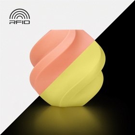 تصویر فیلامنت بامبو لب PLA Glow نارنجی 