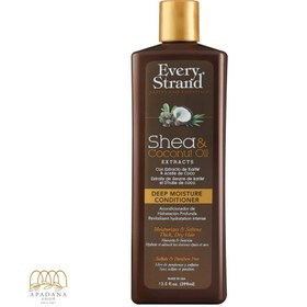 تصویر نرم کننده و رطوبت رسان عمیق شی باتر و روغن نارگیل اوری استرند EVERY STRAND SHEA AND COCONUT OIL DEEP MOISTURE CONDITIONER 399 ML