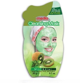 تصویر ماسک پیل آف صورت نعناع و کیوی مدیا MEDIA MINT AND KIWI CLEANSING MASK