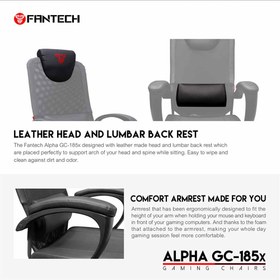 تصویر صندلی گیمینگ فنتک مدل ALPHA GC-185X برند Fantech 