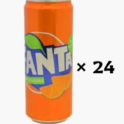تصویر نوشابه فانتا پرتقالی ۳۳۰ میلی لیتر بسته ۲۴ عددی 