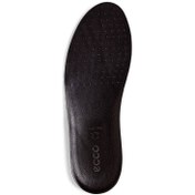 تصویر کفی کفش اکو اصل Leather Inlay Soles BLACK 