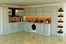 تصویر طراحی داخلی آشپزخانه و اتاق خواب 