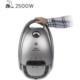 تصویر جاروبرقی پارس خزر مدل Chrome KOMPRESSOR 2500W Pars Khazar Chrome KOMPRESSOR 2500W Vacuum Cleaner