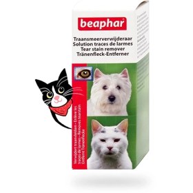 تصویر قطره نظافت دور چشم سگ و گربه بیفار – Beaphar Tear stain Remover 