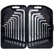 تصویر مجموعه 18 عددی آچار آلن و ستاره‌ای رونیکس مدل RON-2052 