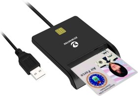 تصویر کارت‌ خوان زو ویتک مدل zoweetek CAC Smart Card Reader ZW-12026-1 