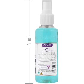 تصویر اسپری ضد عفونی کننده دست کماکل (شرکت کیمیا الکل زنجان) 120 میلی لیتر در چند رایحه - لوندر KOMAKOL HAND ANTISEPTIC SOLUTION SPRAY 120ml