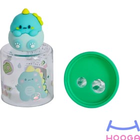 تصویر تراش فانتزی دو قلو طرح دایناسور 