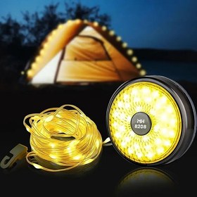 تصویر چراغ و ریسه کمپینگ 10 متری MH-8208 MH8208 10 METERS LED LAMPS IPX4 WATERPROOF CAMPING STRING LIGHTS FOR TENT