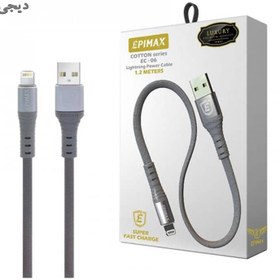 تصویر کابل پاوربانکی لایتنینگ برند EPIMAX مدل EC-06 ORIGINAL POWERBANK LIGHTENING CABLE EPIMAX EC-06