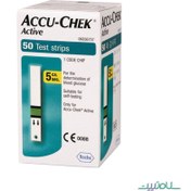 تصویر نوار تست قند خون اکیو چک اکتیو ACCU-CHEK ACTIVE بسته 50 عددی 