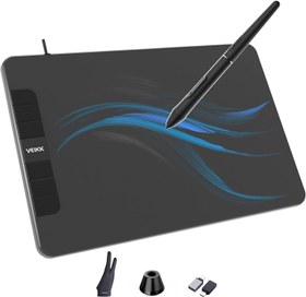 تصویر تبلت طراحی ویک VEIKK Drawing Tablet مدل VK640 - ارسال 15 الی 20 روز کاری 