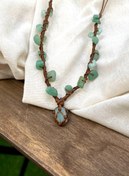 تصویر گردنبند سنگ اونتورین 