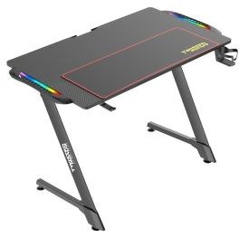 تصویر میز گیمینگ تویستد مایندز مدل Twisted Minds Z Shaped RGB Twisted Minds Z Shaped Fiber Texture RGB Gaming Desk