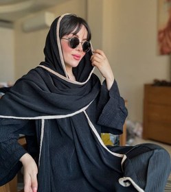 تصویر شال برشکا دور پلنگی 