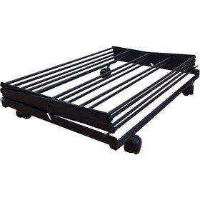 تصویر رخت آویز سیار و جمع شو ۱۳ ردیفه رنگ مشکی 