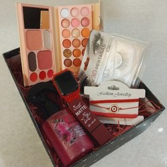 تصویر باکس هدیه دخترانه قرمز تولد و روز دختر 