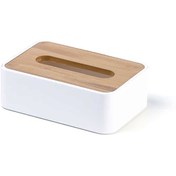 تصویر جا دستمال مینیسو، داراری تغییر سایز، مدل Minimalist Telescopic Tissue Box Cover 