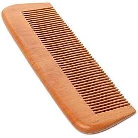 تصویر شانه مو چوبی 