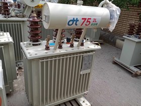 تصویر ترانسفورماتور 75kva برند ایران ترانسفو transformers