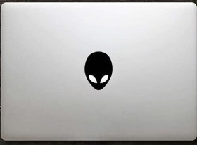 تصویر ما در لپ تاپ استیکر پوسته Decal Peace بیگانه Macbook می آیند We Come in Peace Alien Macbook Decal Skin Sticker Laptop