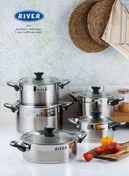 تصویر سرویس قابلمه استیل ریور 3303 