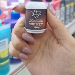 تصویر رابر تاپ شاین ژل ای زد ALPHABET NAIL 