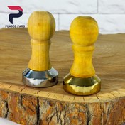 تصویر تمپر قهوه دسته چوبی اسپرسوساز خانگی سایز 51 