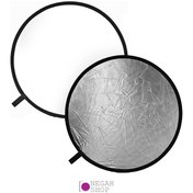 تصویر رفلکتور ۲ کاره Zomei سایز ۱۱۰ سانتیمتر سفید نقره ای 