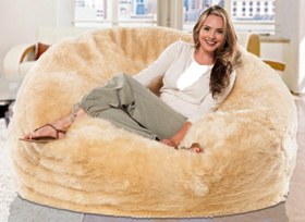 تصویر مبل شنی خز یونولیتی 