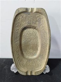 تصویر زیرسیگاری قدیمی تمام قلمزنی 