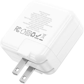 تصویر شارژر 35 وات هوکو مدل C110 USB 