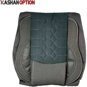 تصویر روکش صندلی مخصوص تیبا 2 و کوییک طوسی سبز Seat cover for Tiba 2 and Quick, gray-green