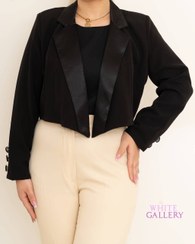 تصویر کت کراپ ساتن (کد167) 