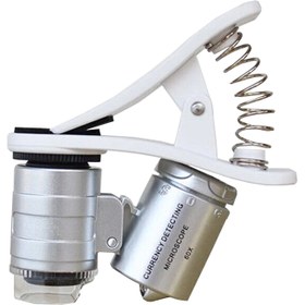 تصویر ذره بین میکروسکوپ با گیره MG9882W 60X 