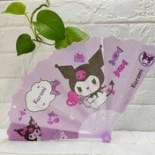 تصویر بادبزن طلقی طرح کرومی - دو 