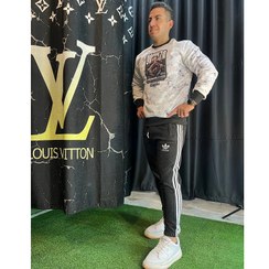 تصویر شلوار مردانه مدل اسلش سوییت مخمل | آدیداس 