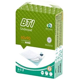 تصویر زیرانداز بهداشتی بیمار (دروشیت) بی‌ تی‌ آی BTI سایز ۹۰×۶۰ – 10 عددی 