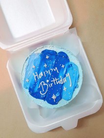 تصویر مینی کیک تولد مردونه Bento birthday cake