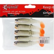 تصویر طعمه ماهیگیری ژله ای کاپیتان Captain مدل No 3 سایز 10 سانتی 