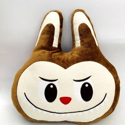 تصویر بالش عروسک لابوبو ( لبوبو ) (مخمل با کیفیت ) ابعاد 46×48 