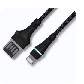 تصویر کابل فست شارژ USB به لایتنینگ رسی مدل RTC-N19L یک متری Recci Data Cable GENBU Lightning Cable 2.4A 100cm RTC-N19L